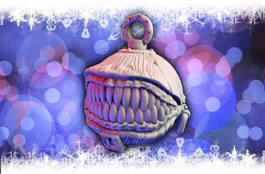 Mimic Chest Christmas DnD Ornament | Tabletop Gaming | DnD Miniature | Dungeons and Dragons, DnD Christmas Gift Christmas Decor - Plague Miniatures