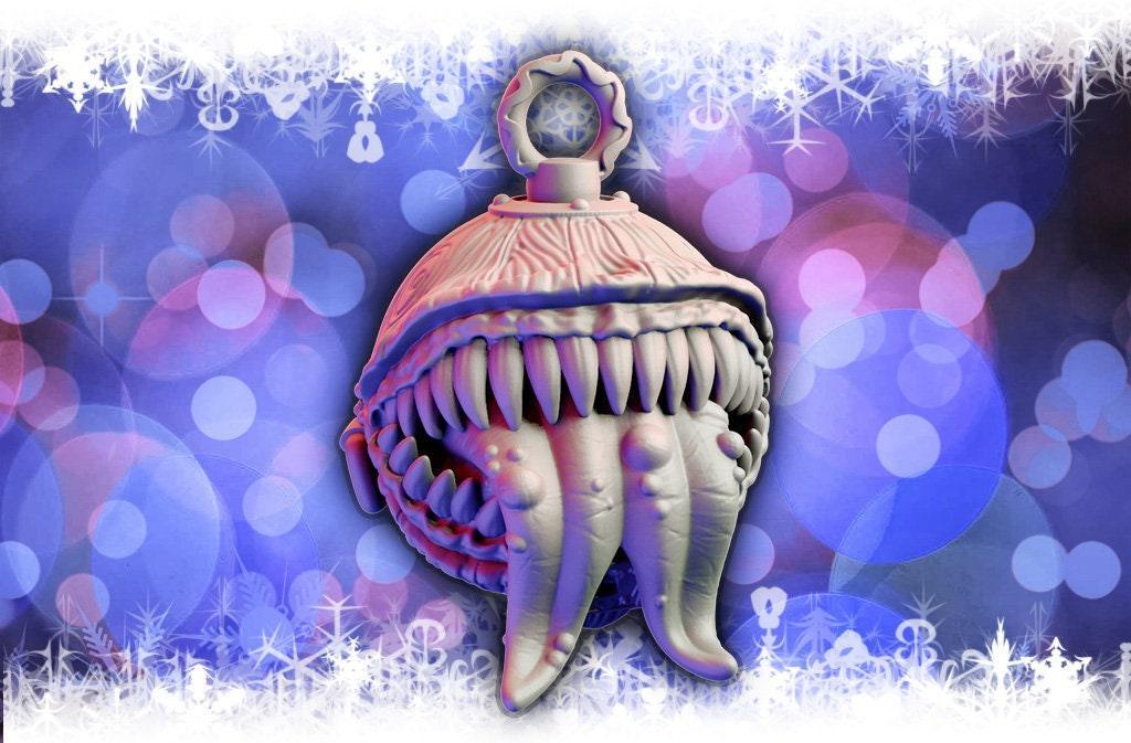 Mimic Chest Christmas DnD Ornament Ttrpg dnd decor | Tabletop Gaming | DnD Miniature | Dungeons and Dragons,DnD Christmas Gift - Plague Miniatures
