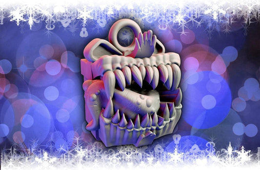 Mimic Christmas Present DnD Ornament | Tabletop Gaming | DnD Miniature | Dungeons and Dragons,DnD Christmas Gift - Plague Miniatures