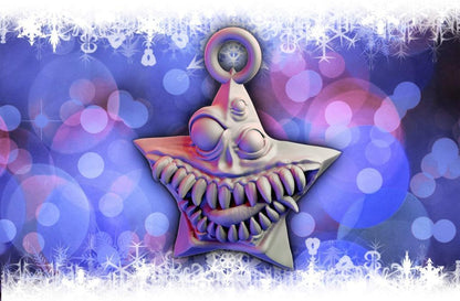 Mimic Star Christmas DnD Ornament | Tabletop Gaming | DnD Miniature | Dungeons and Dragons,DnD Christmas Gift - Plague Miniatures