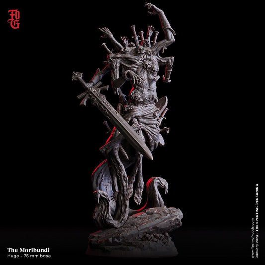 Moribundi Huge Monster Miniature | Large Aberration Boss for Tabletop Battles | 75mm Base - Plague Miniatures