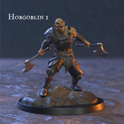 Mounted Hobgoblin Miniature: A Fearsome Steed for Dungeons and Dragons | 32mm Scale - Plague Miniatures shop for DnD Miniatures