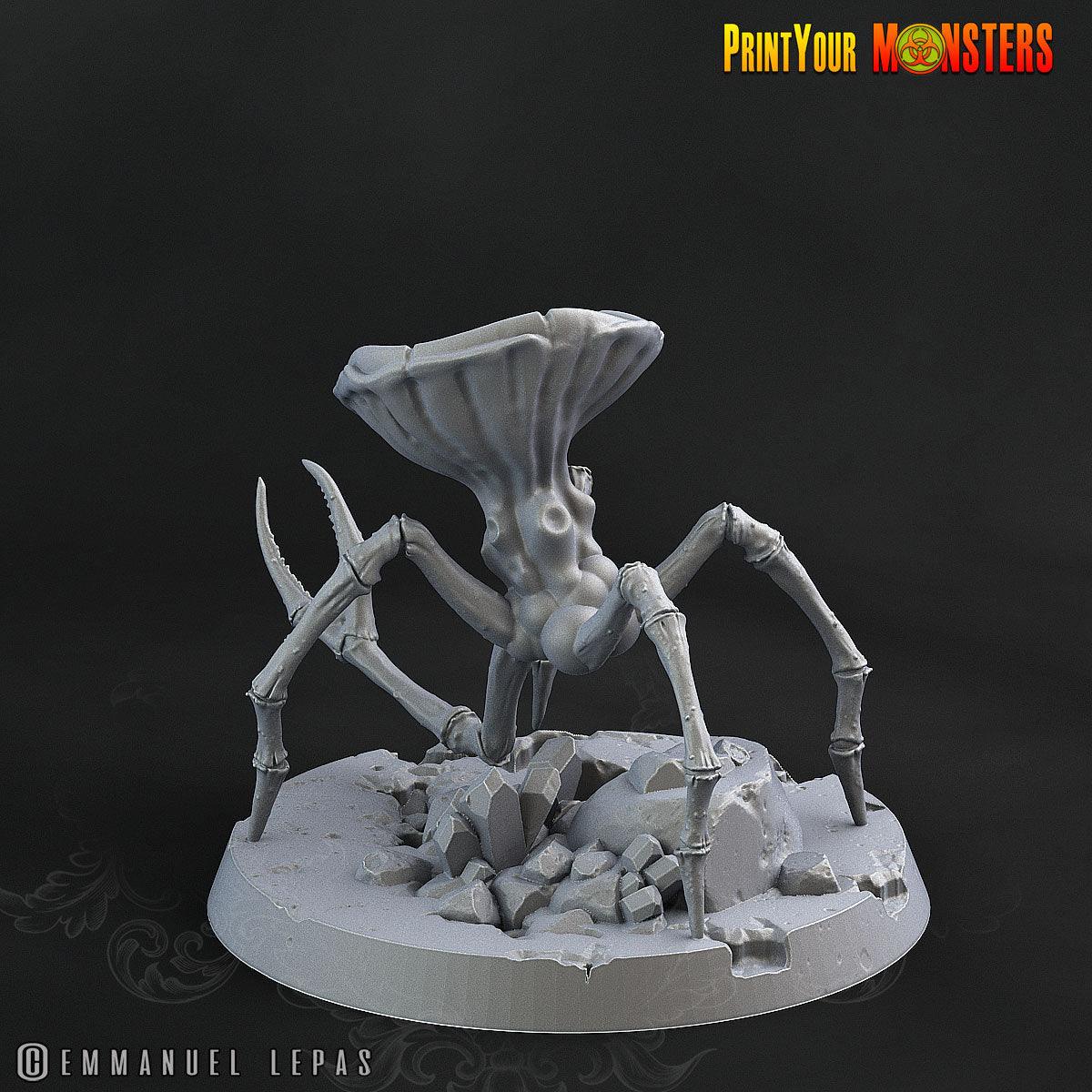 Mushroom Spider Miniatures Set | Fungal Arachnids of the Enchanted Woodlands - Plague Miniatures