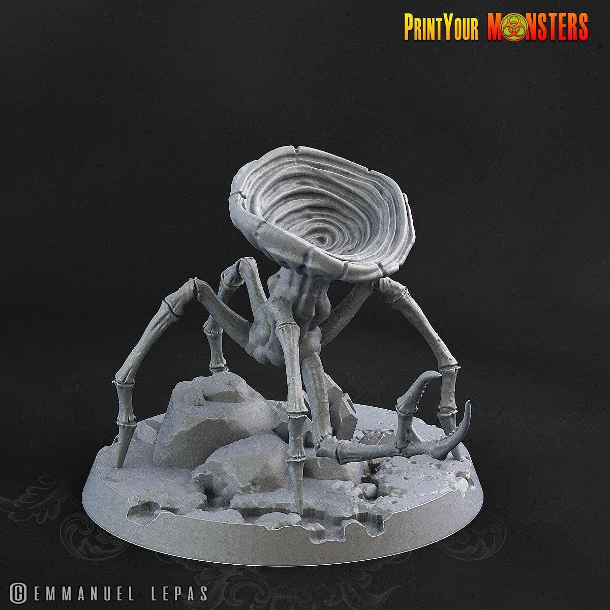 Mushroom Spiders Monster Miniatures | Forest Monsters for Dungeons and Dragons - Plague Miniatures