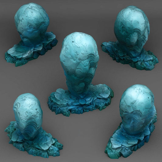 Mystical Ice Rocks Miniatures | Winter Wargaming Terrain | 28mm or 32mm Scale - Plague Miniatures