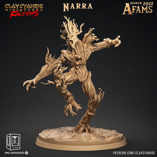 Narra Treant Guardian Miniature | Forest Guardian for DnD | 32mm Scale - Plague Miniatures