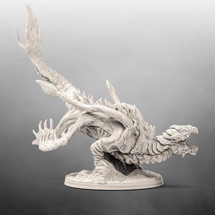 Naversor, the Ship Breaker Miniature | Water Dragon Aberration Monstrosity - Plague Miniatures