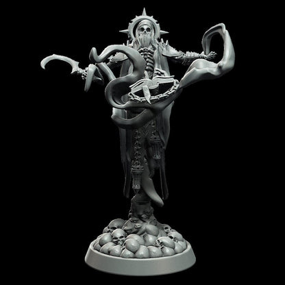 Necromancer Miniature Skeleton Miniature Undead Miniature - 3 Poses - 28mm scale Tabletop gaming DnD Miniature Dungeons and Dragons,dnd 5e - Plague Miniatures shop for DnD Miniatures
