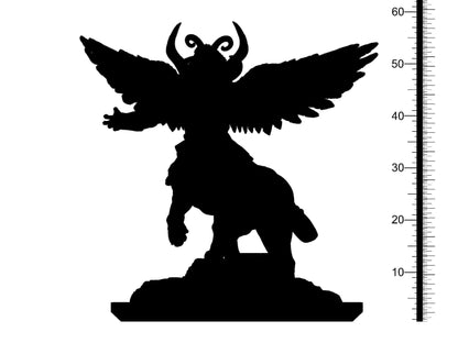 Nergal Miniature | Demon Lord Diorama Set | 32mm Scale - Plague Miniatures