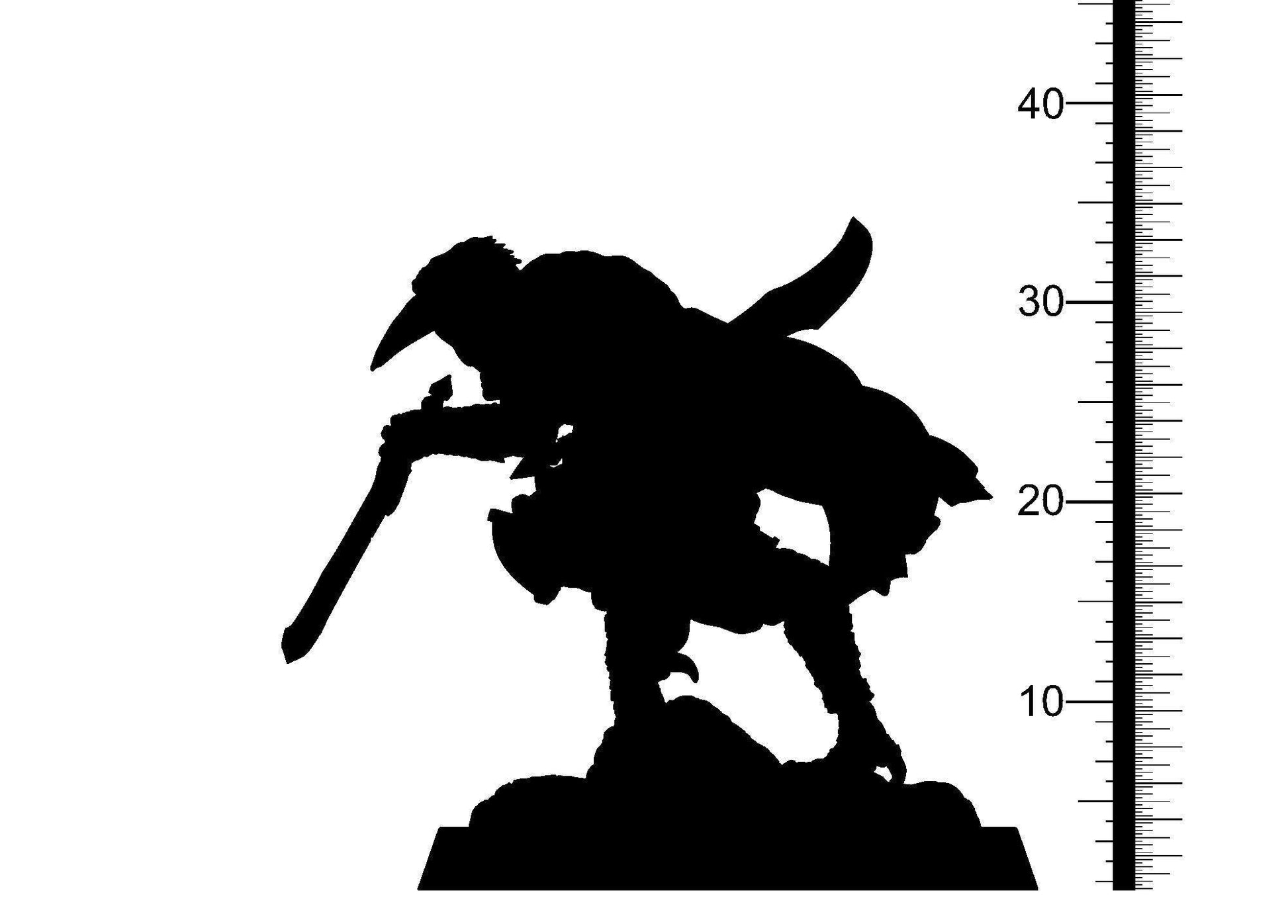 Newton Kenku Miniature | DnD 5e | Dungeons and Dragons Feathered Miniature | 32mm Scale - Plague Miniatures