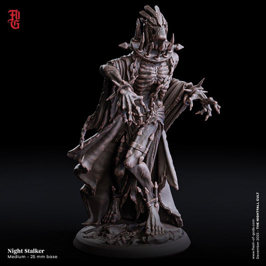 Nightstalker Undead Monster Miniature | DnD 5e Creature Figurine | 32mm Scale - Plague Miniatures
