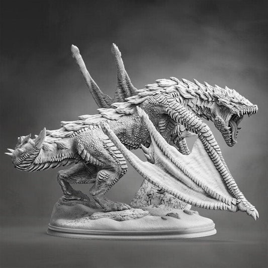 Nolret, Eater of All Miniature | Dragon Monstrosity of Devouring Dread - Plague Miniatures