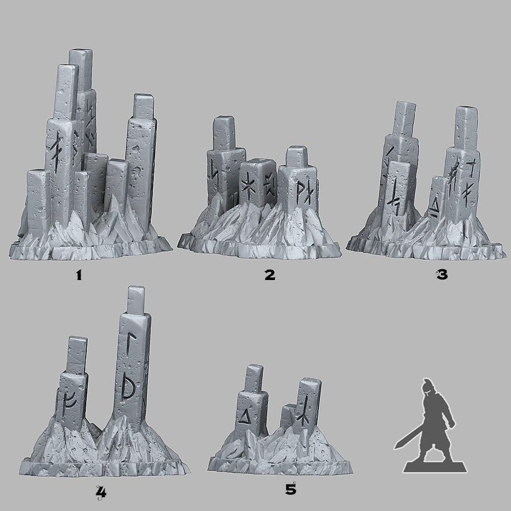 Northern Ruins Miniatures | Winter Wargaming Terrain Set | 28mm or 32mm Scale - Plague Miniatures