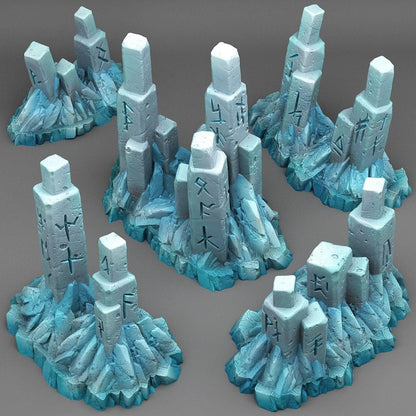 Northern Ruins Miniatures | Winter Wargaming Terrain Set | 28mm or 32mm Scale - Plague Miniatures