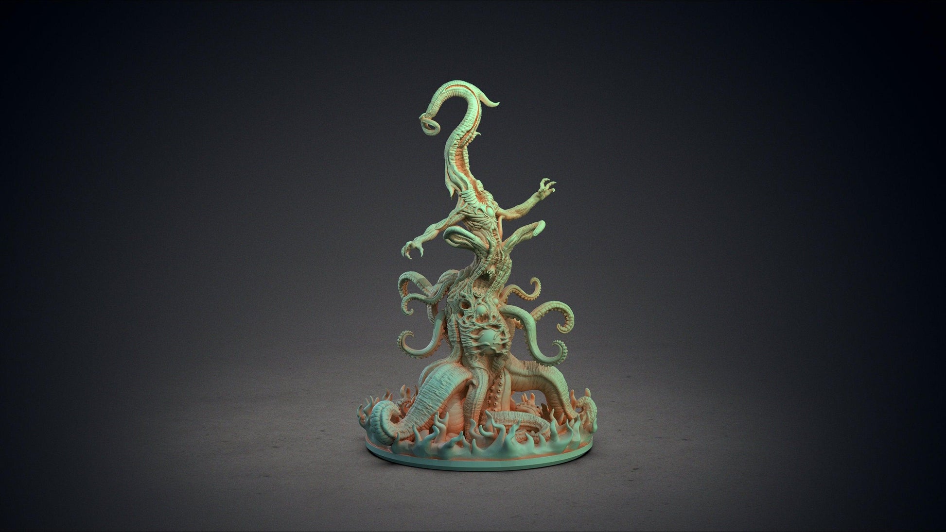 Nyarlathotep Miniature | Eldritch Messenger Sculpture | 32mm Scale - Plague Miniatures