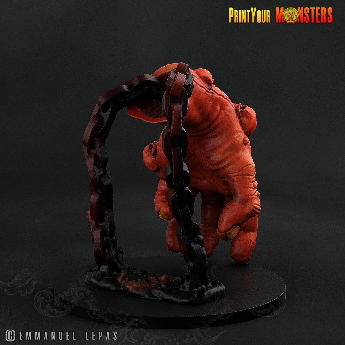 Oculomains, the Chained Guardians Miniature | Enforcers of Infernal Law | 50mm Base - Plague Miniatures