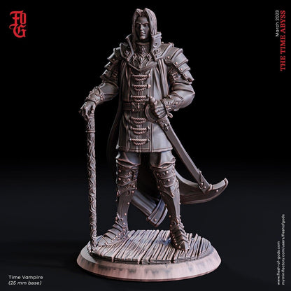 Old Time Vampire Miniature | Monstrous Form for DnD Nightmares | 32mm Scale - Plague Miniatures