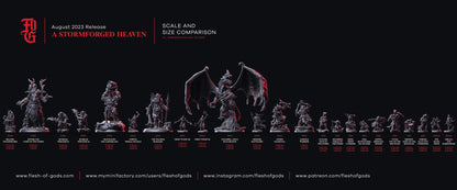 Oriana von Hardenburg Tiefling Miniature | Enigmatic Female Figure for DnD | 32mm Scale - Plague Miniatures