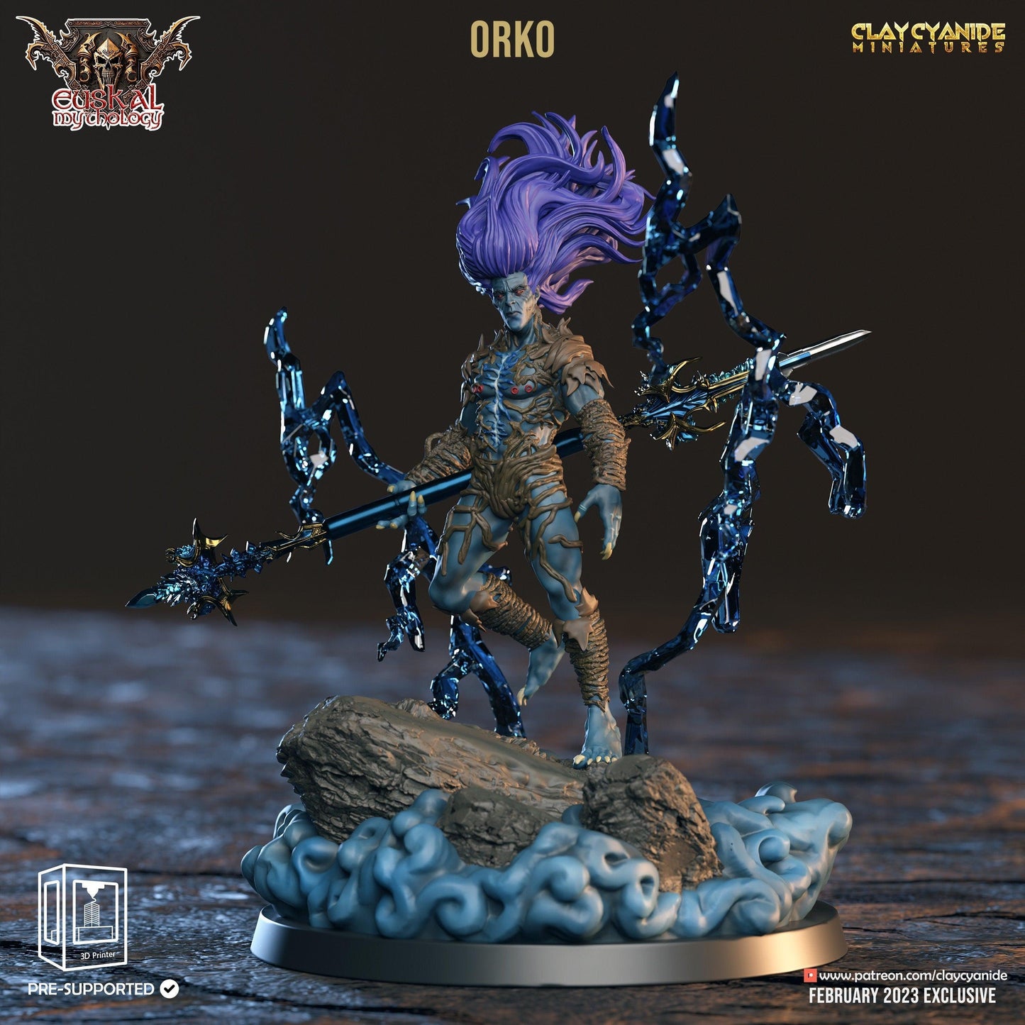 Orko Miniature | God of Storms | 32mm Scale - Plague Miniatures