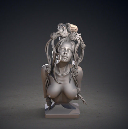 Papatūānuku Bust Resin Statue | Sacred Earth Mother Decor - Plague Miniatures