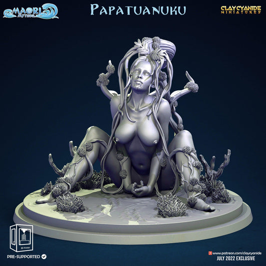 Papatūānuku Miniature | Reverent Homage to the Earth Mother | 32mm Scale - Plague Miniatures