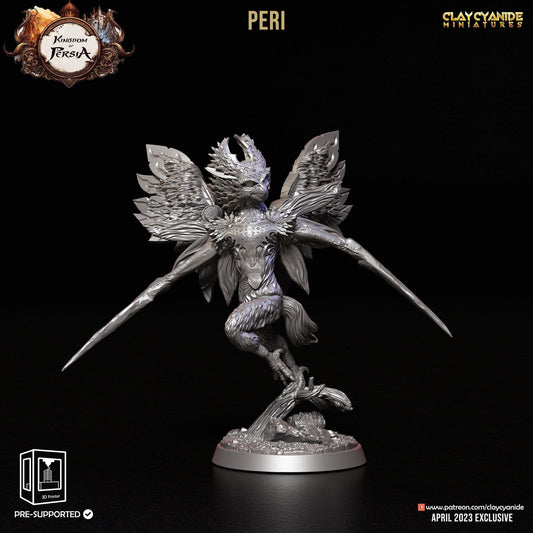 Peri Winged Spirit Miniature | 32mm Scale - Plague Miniatures