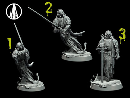 Phantom Miniature Undead miniature Skeleton Miniature - 3 Poses - 28mm scale Tabletop gaming DnD Miniature Dungeons and Dragons,dnd 5e - Plague Miniatures shop for DnD Miniatures