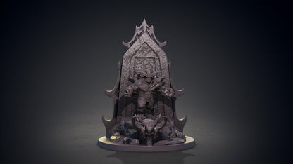 Phlegyas Demon Miniature | Guardian of the Burning Marshes | 32mm Scale - Plague Miniatures