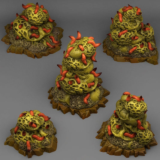 Plague Rock Terrain Miniatures | Stone Wargaming Terrain - Plague Miniatures