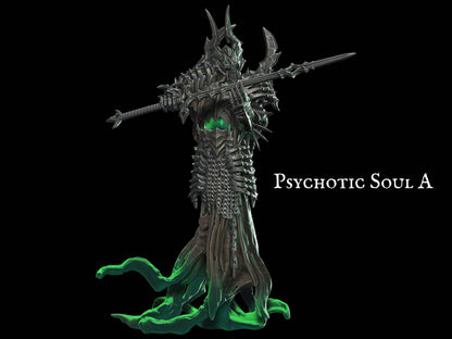 Psychotic Soul Miniature ghoul miniature 28mm scale Tabletop gaming DnD Miniature Dungeons and Dragons, dnd 5e dungeon master gift - Plague Miniatures shop for DnD Miniatures