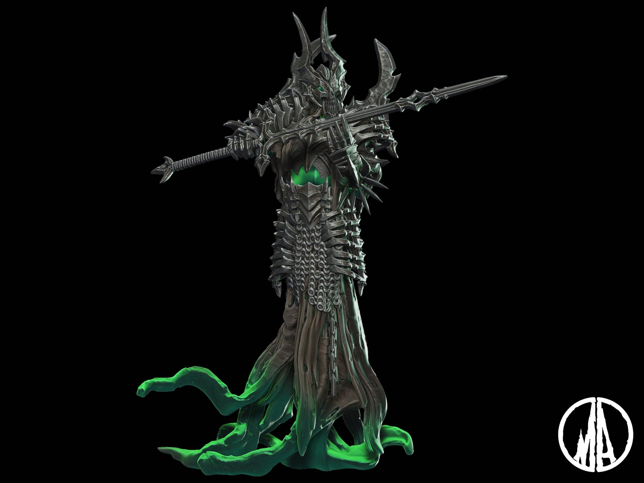 Psychotic Soul Miniature undead miniature - 3 Poses - 28mm scale Table ...