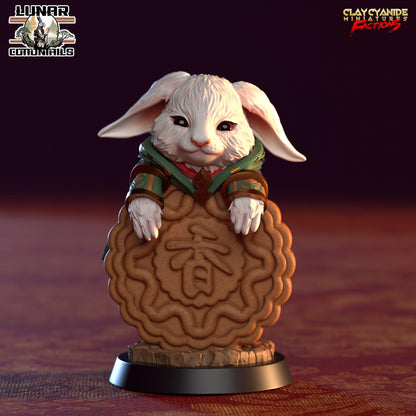 Puffy Harengon Miniature | Adorable Bunny Figurine for Tabletop Gaming | 32mm Scale - Plague Miniatures