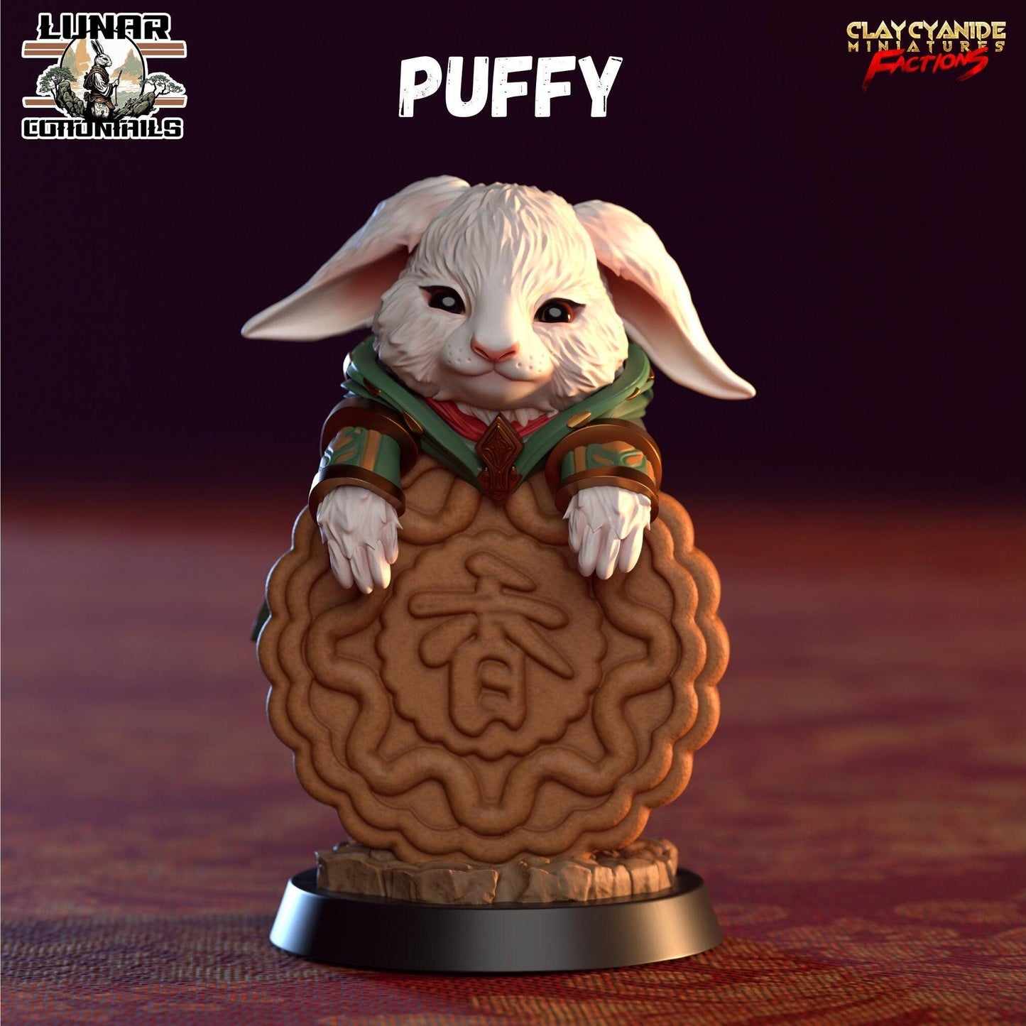 Puffy Harengon Miniature | Adorable Bunny Figurine for Tabletop Gaming | 32mm Scale - Plague Miniatures