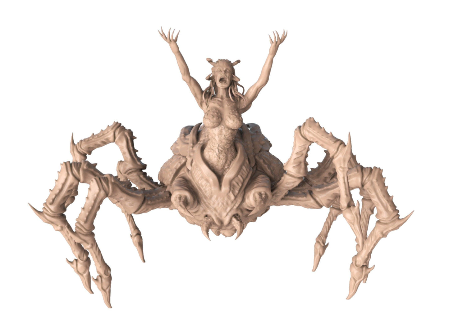 Queen Spider Miniature - 4 Poses - 32mm scale Tabletop gaming DnD Miniature Dungeons and Dragons dnd monster manual - Plague Miniatures shop for DnD Miniatures