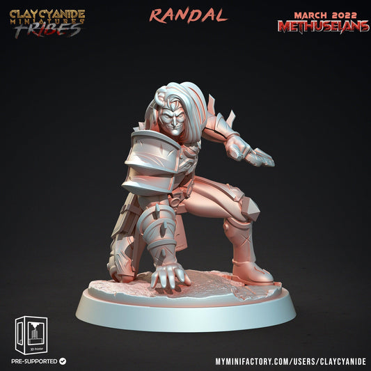 Randal Vampire Miniature | Undead Figurine for Tabletop Gaming | 32mm Scale - Plague Miniatures