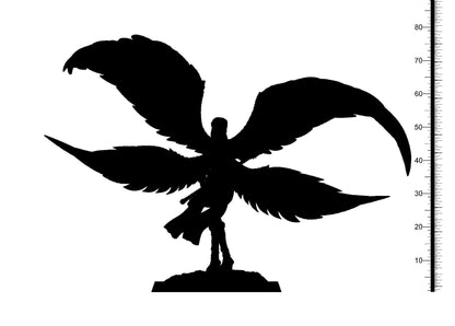 Reginleif Valkyrie Spear Maiden Miniature | Lethal Guardian of the Fallen | 32mm Scale - Plague Miniatures