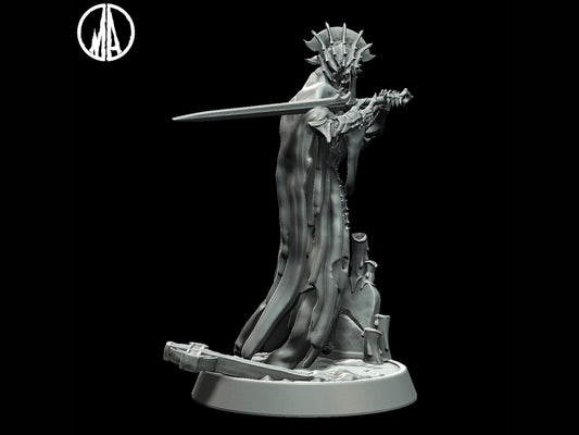 Restless Shadow Miniature - 3 Poses - 28mm scale Tabletop gaming DnD Miniature Dungeons and Dragons,ttrpg dnd 5e - Plague Miniatures