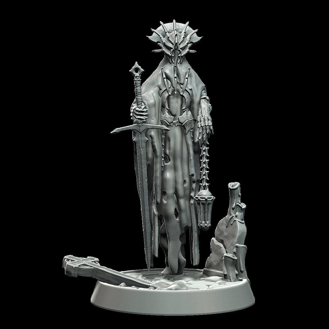 Restless Shadow Miniature - 3 Poses - 28mm scale Tabletop gaming DnD Miniature Dungeons and Dragons,ttrpg dnd 5e - Plague Miniatures