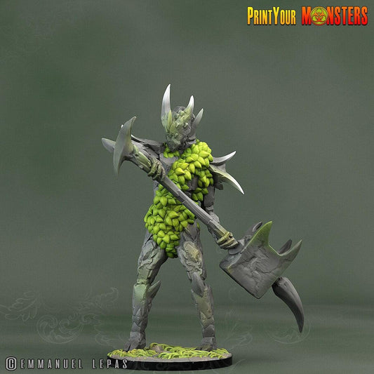 Rock Soldier Monster Miniature with hammer | Print Your Monsters | Tabletop gaming | DnD Miniature | Dungeons and Dragons, Warrior Fighter - Plague Miniatures shop for DnD Miniatures