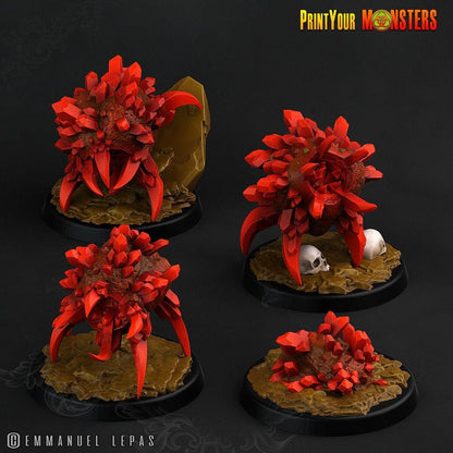 Ruby Minions Miniatures | Wargaming Rock Monster Horde - Plague Miniatures