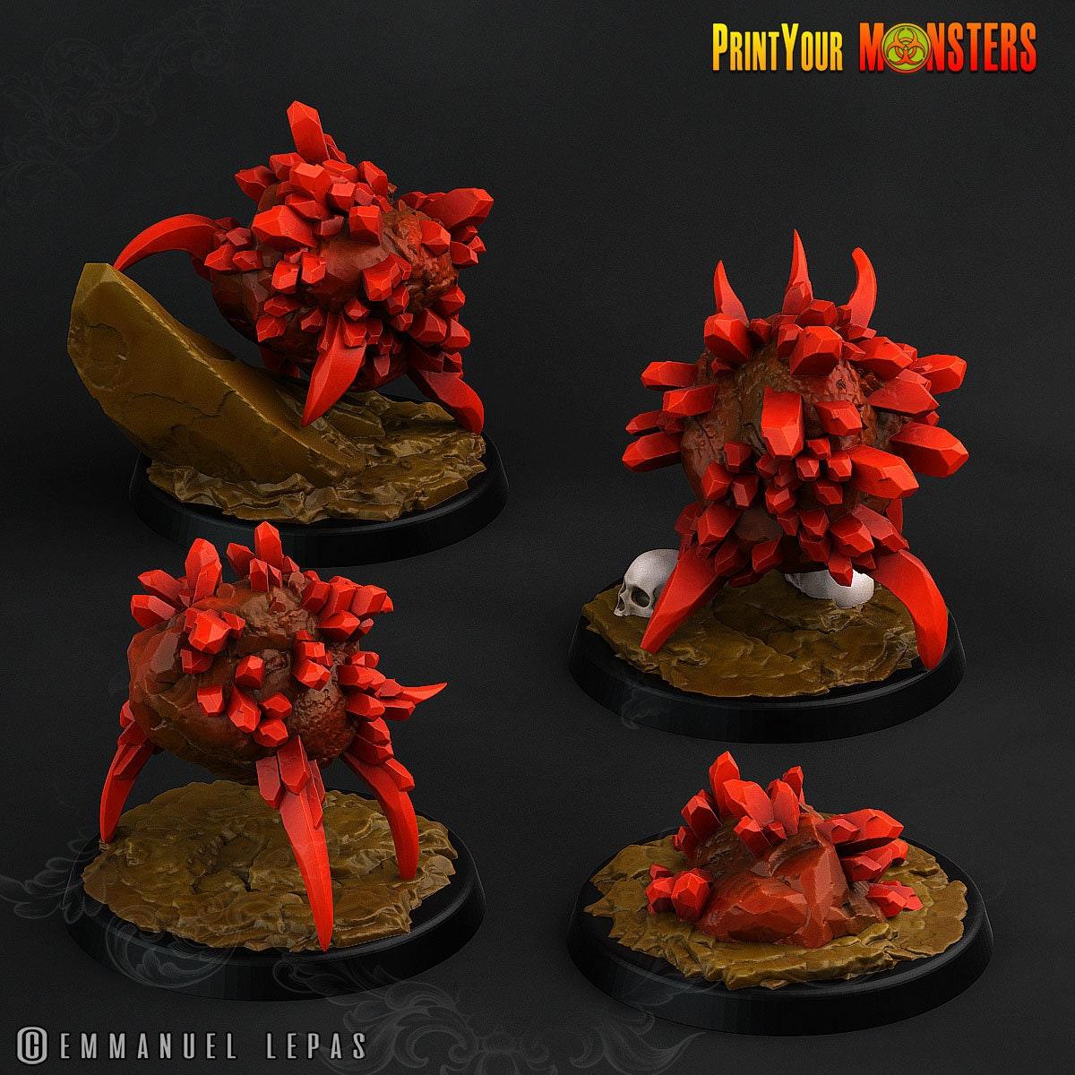 Ruby Minions Miniatures | Wargaming Rock Monster Horde - Plague Miniatures