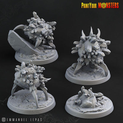 Ruby Minions Miniatures | Wargaming Rock Monster Horde - Plague Miniatures