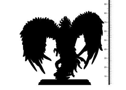 Samjogo Miniature | Mythical Three-Legged Crow from Korean Folklore for Tabletop RPGs | 32mm Scale - Plague Miniatures