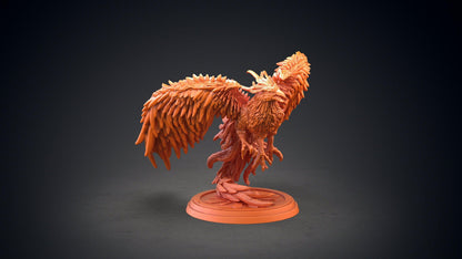 Samjogo Miniature | Mythical Three-Legged Crow from Korean Folklore for Tabletop RPGs | 32mm Scale - Plague Miniatures