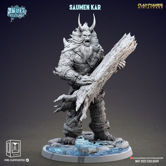 Saumen Kar Inuit Heritage Miniatures | DnD 5e Miniatures | 32mm Scale - Plague Miniatures