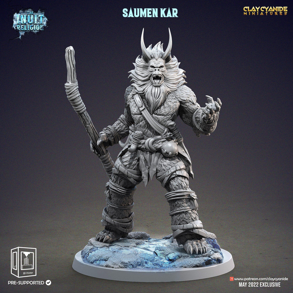 Saumen Kar Inuit Heritage Miniatures | DnD 5e Miniatures | 32mm Scale ...