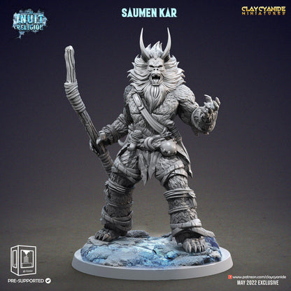 Saumen Kar Inuit Heritage Miniatures | DnD 5e Miniatures | 32mm Scale - Plague Miniatures