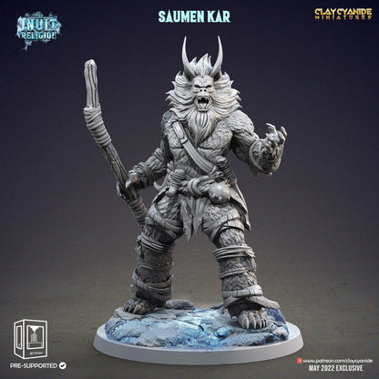 Saumen Kar Inuit Miniatures | Figure for Dungeons and Dragons | 32mm Scale - Plague Miniatures