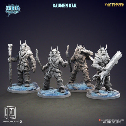 Saumen Kar Inuit Miniatures | Figure for Dungeons and Dragons | 32mm Scale - Plague Miniatures