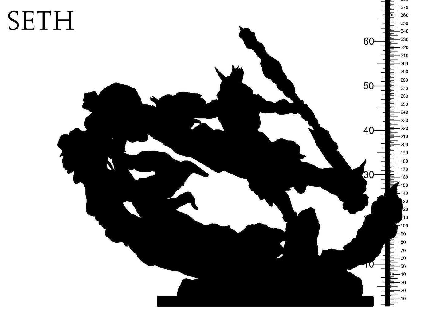 Seth Ancient Egypt Miniature | Egyptian God Miniature for Dungeons and Dragons | 32mm Scale - Plague Miniatures